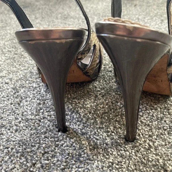 Women’s Bebe snakeskin heels 7 - Picture 4 of 4